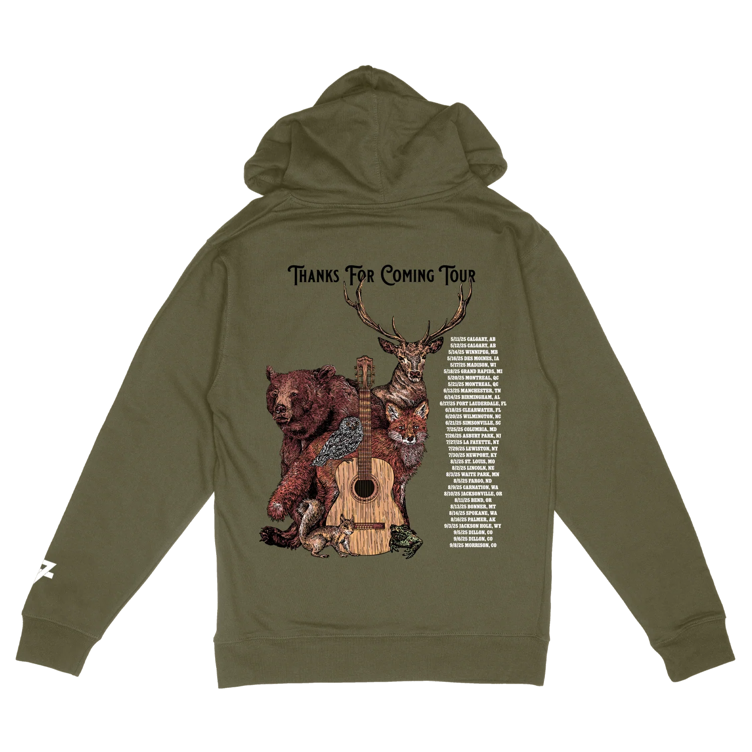 Thanks For Coming 2025 Tour Hoodie (Spring - Summer) - Image 2