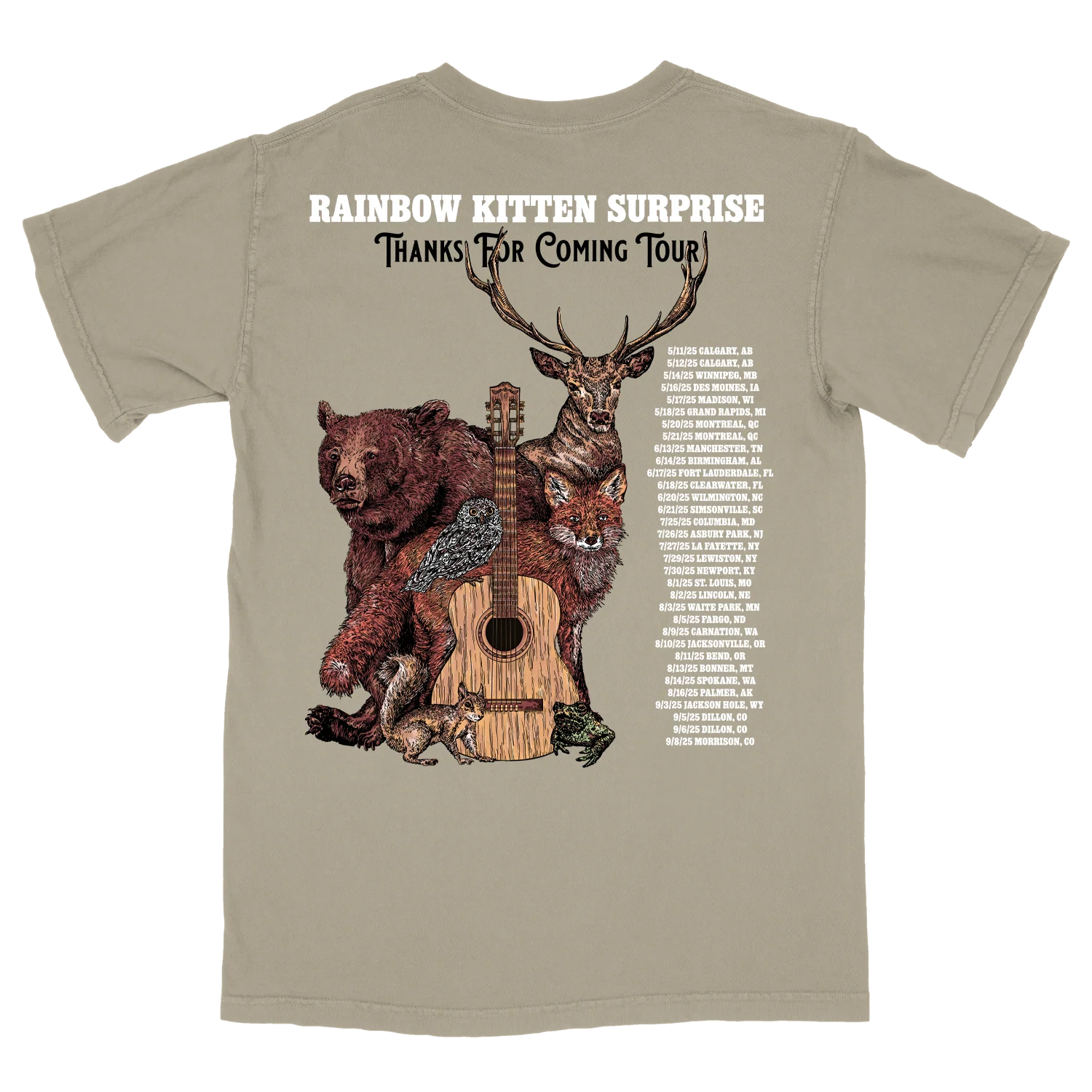 Thanks For Coming 2025 Tour Tee (Spring - Summer) - Image 2